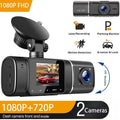 Front 720P with Camera, Screen Uber IR 1080P inch Night 1.5 Cabin LCD Cam Dash FHD Dash Dual Inside Toguard Vision, and