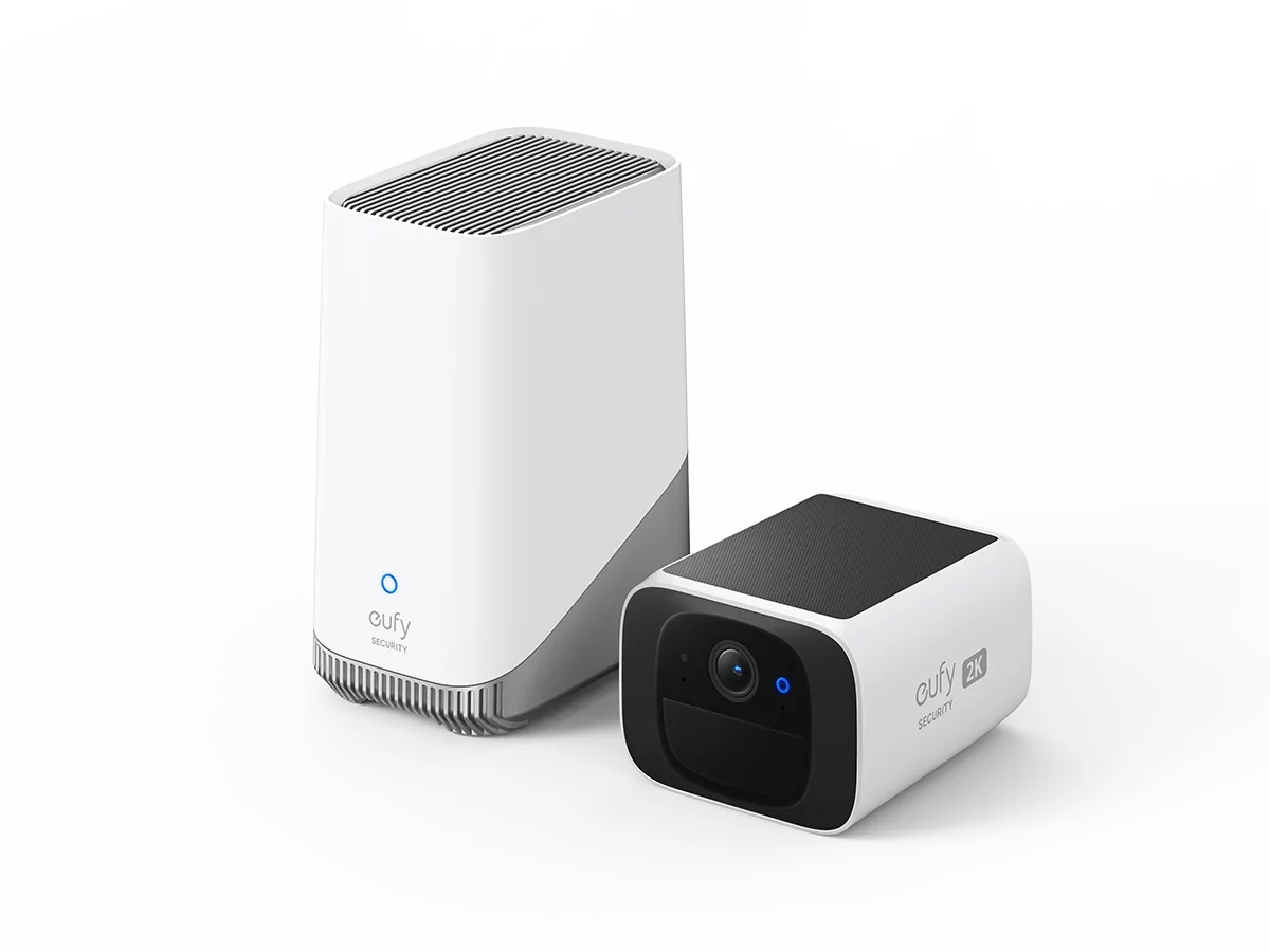 Outdoor with S380 Security HomeBase 3) Camera, eufy camera, Solar S220, Wireless Battery 2K SoloCam Anker (HomeBase Camera, Camera,