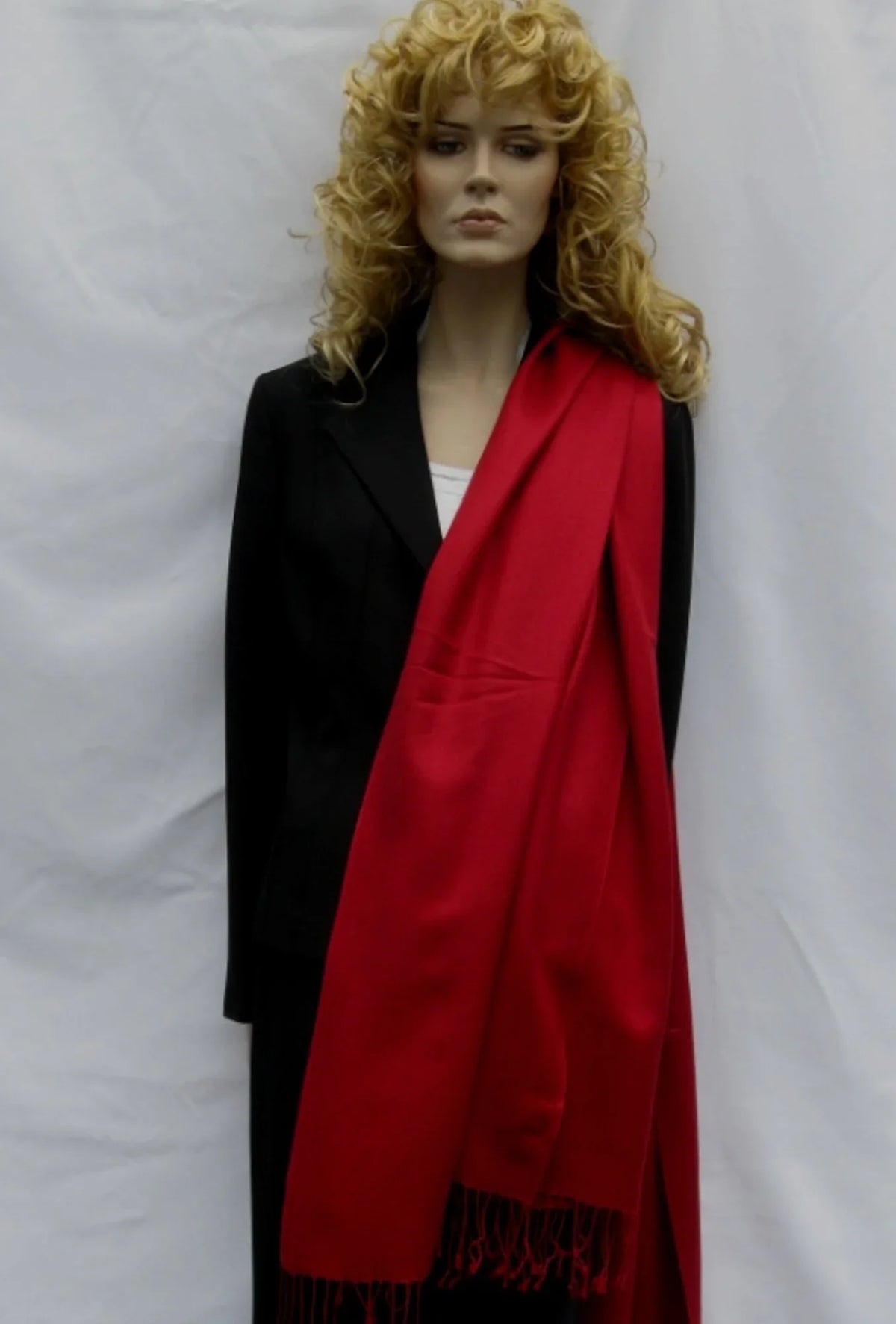 Shawl) (Wine Shawl/Cashmere Scarf/Wool/Silk Shawl/Shawls/Scarf/Scarves/Wrap/Stole/Muffler/Cape/Ruana/Blanket/Throw/Pashmina Red Regular