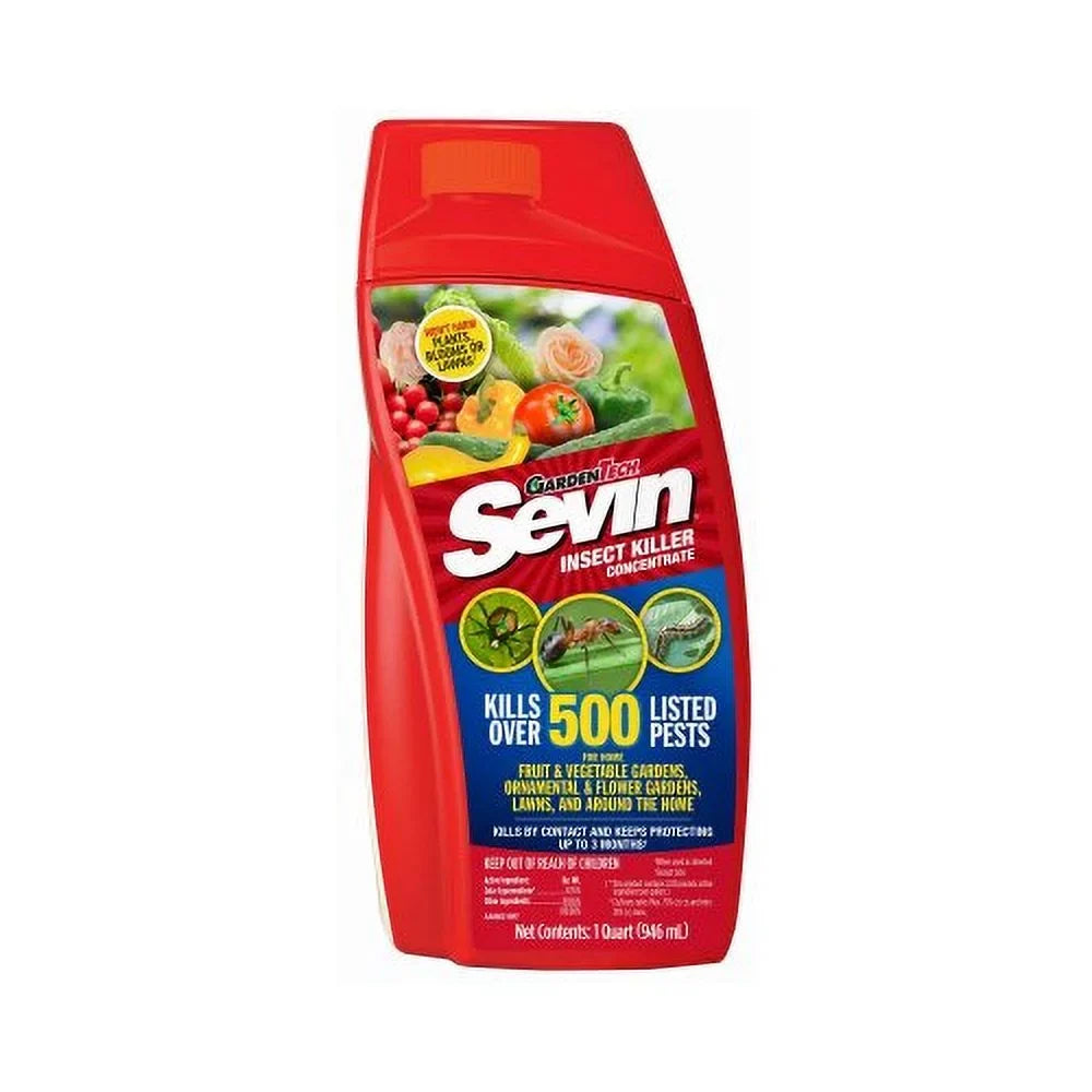 Insect for Sevin 32 oz. Killer and Flowers, Gardens Concentrate,