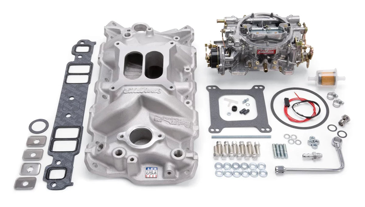Manifold 2021 Kit Single-Quad And Edelbrock Carb