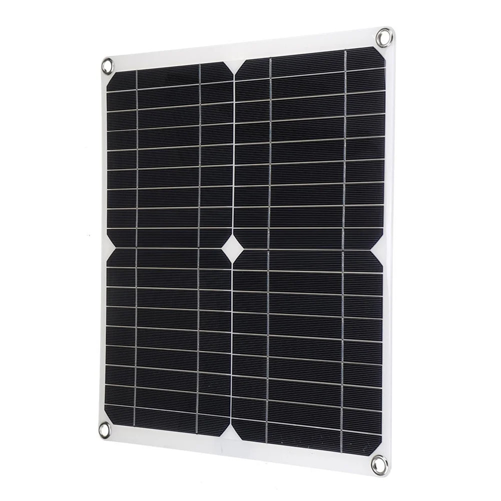 Panel Dual 25w 100a Waterproof Pwm Rer Usb 12/24v 18v Solar Kit With Usb 100a 12/24v Pwm With Charging Solar 100a Solar With plate,Kit Waterproof Rv Solar 12/24v Marine Pwm