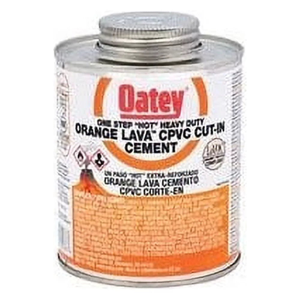 CPVC OATEY Cement Orange 32166 8OZ COMPANY Lav