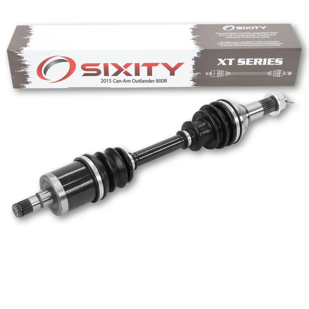 '- EFI Front XT compatible Left Sixity 4X4 800R Can-Am Axle with 2015 Outlander