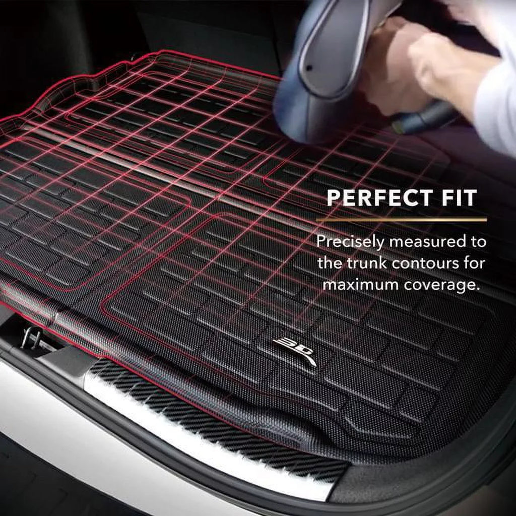 Liner with - MAXpider MERCEDES-BENZ EQS Liner Cargo KAGU Cargo 3D 2022-2024 compatible (BLACK)