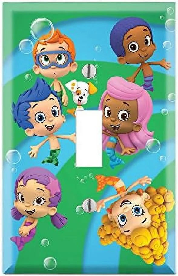 Toggle Guppies Decor Wall Wallplate Plate Bubble - Switch Single Cover