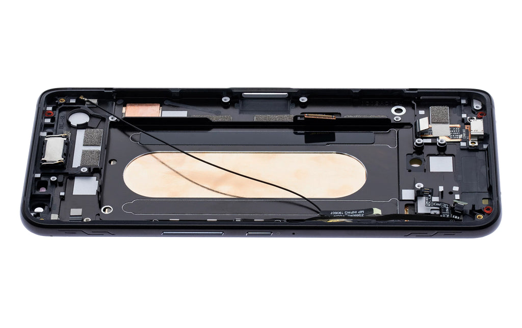 Phone ROG 2 For Asus (Refurbished) OLED Compatible (Matte Assembly (ZS660KL) Replacement Frame Black) With