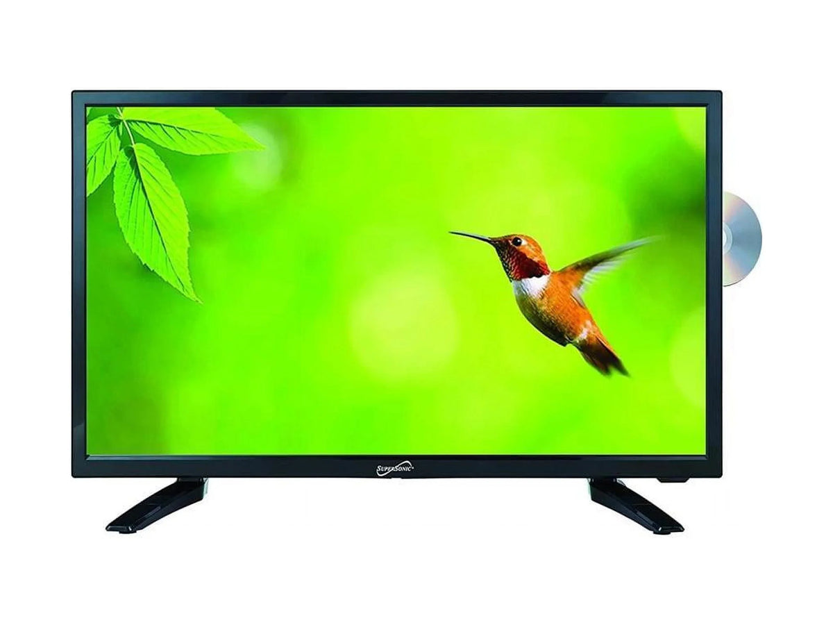 USB Volt HDTV and 19" with Reader DVD Supersonic (SC-1912) Card SD Player LED ACDC 12 HDMI