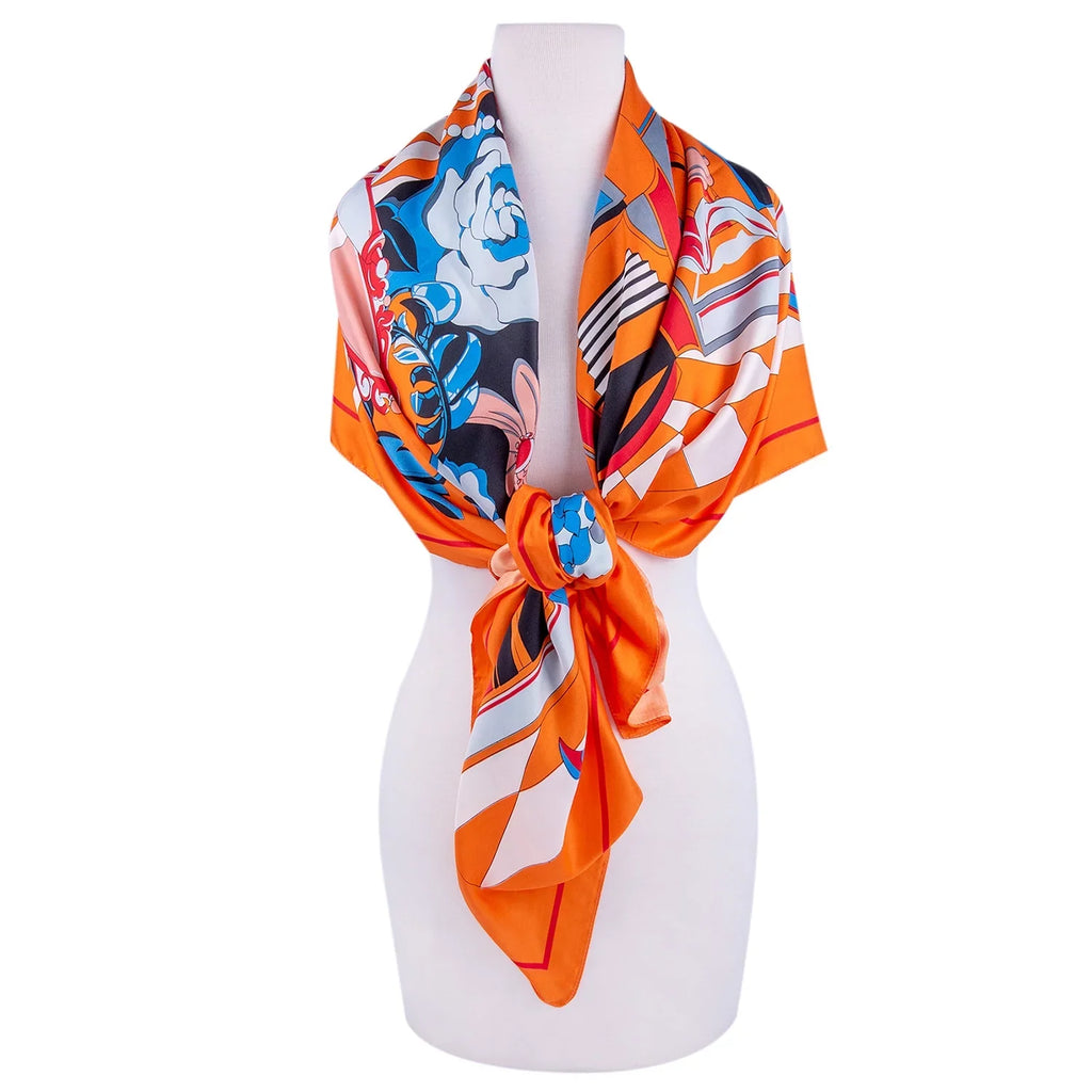 Illusion for Wrap * Shawl cm) GOODS STP Women 130 Tops Wedding Fashion (130 Silk Scarf and Travel for Shawl Shawl Evening 51x51''