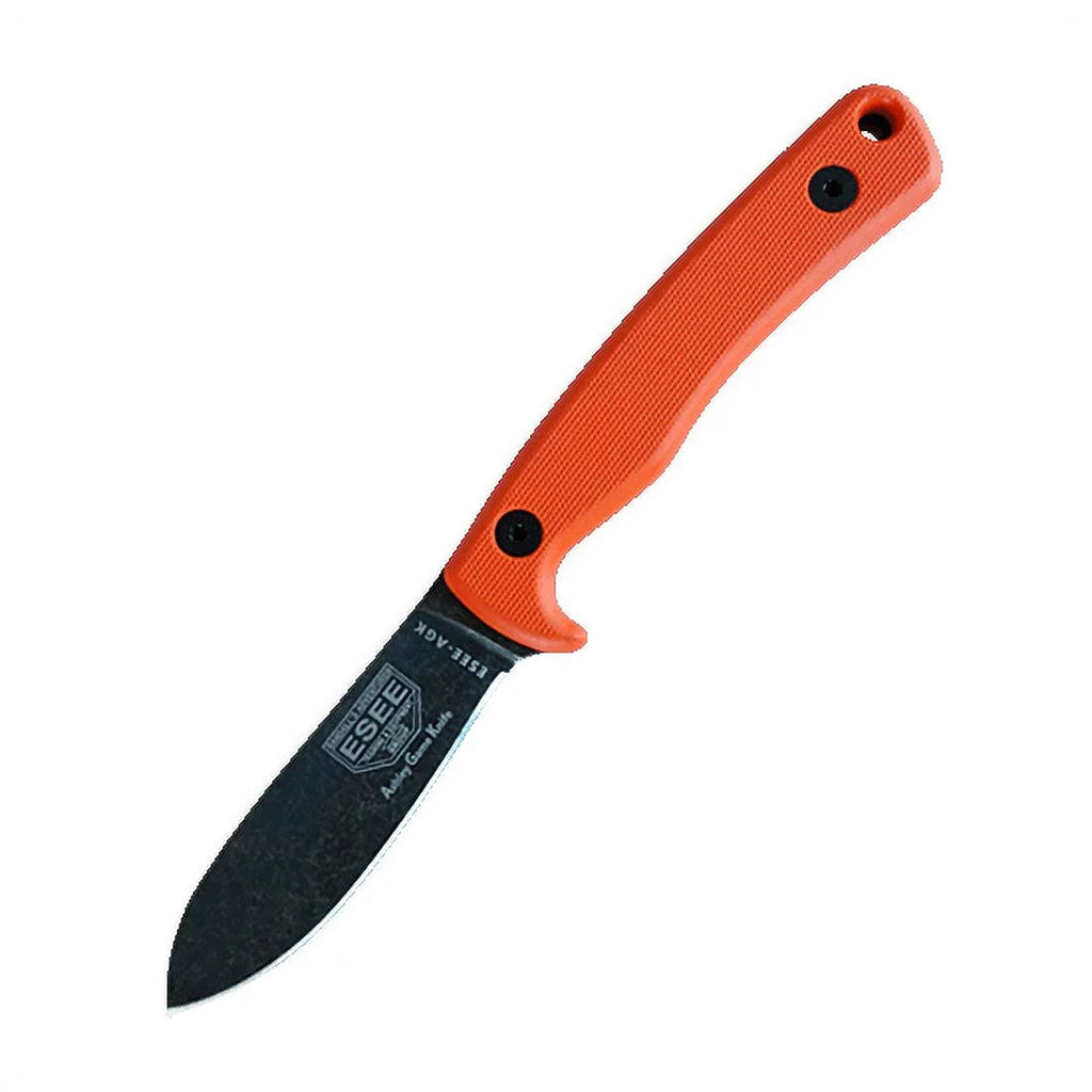 Blade 1095 Game Black Orange Knives Fixed & Steel Carbon ESEE Knife AGK-OR G10 Ashley