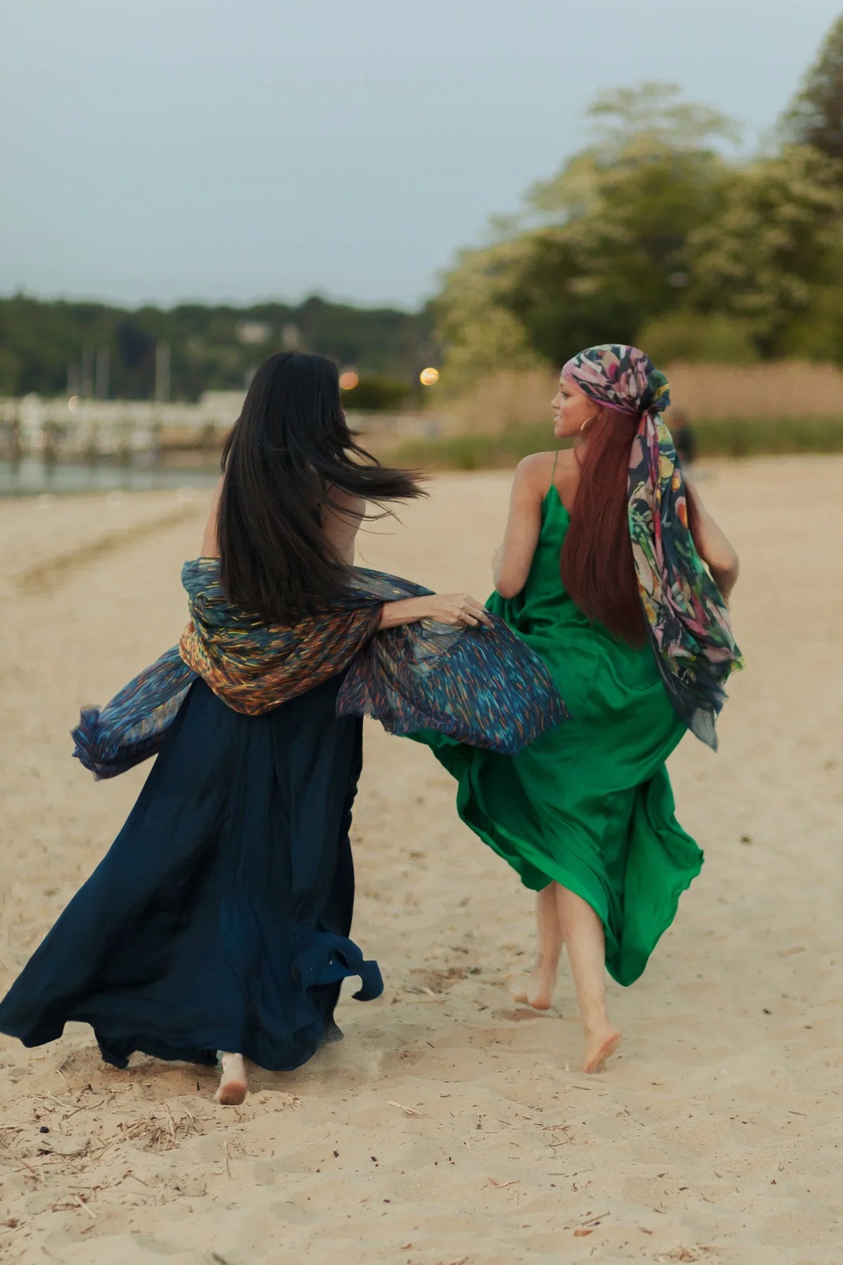 Cheung Paul Cashmere Scarf - 100% Midnight by Blooms James