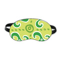 Soft Blindfold Ancient Mexico Shade Cover Totems Eye Spiral Dart Civilization Sleep Night Shield Green
