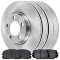 2012 C/V and V6 Chrysler AWD Kit Replacement for Front AutoShack 2012-2016 Ceramic Pads Grand and Routan Brake 2.4L Journey FWD 2013-2015 VW Rear Country Rotors Dodge 3.6L Caravan Town Ram 2012-2020 &
