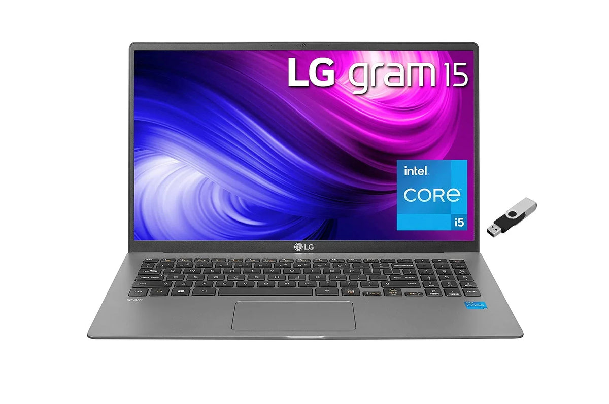 Keyboard 2022 Full Battery LPDDR4-1TB - (512x2) FHD - Intel Ultralight w/RATZK Win 11th - - Backlit IPS Day Graphics 15.6" NVMe SSD i5-1135G7-16GB Xe 32GB 10 RJ-45 Iris USB - Gram LG Laptop
