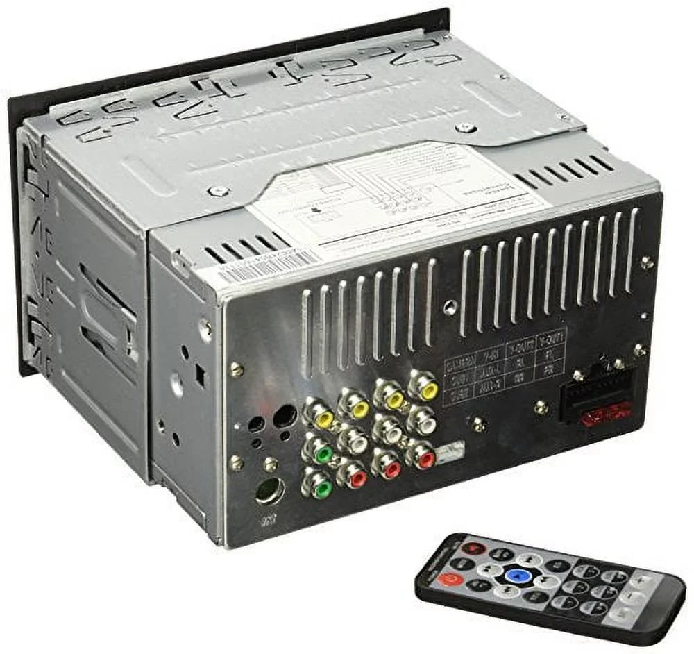 Acoustik Receiver In-Dash Touchable LCD DVD Screen Double-DIN Power 6.2