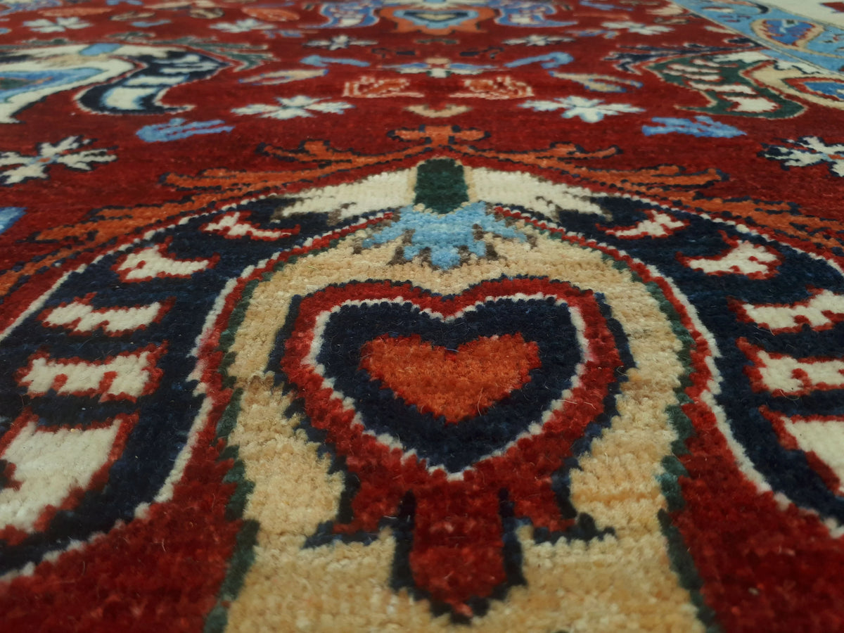 Rug, Aria x 13'9" Red/Ivory 9'9" Matias