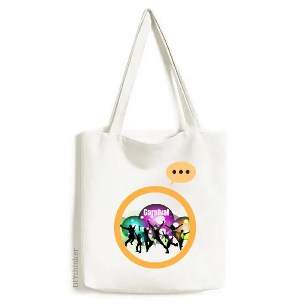 Shoulder Sack Canvas Tote Flash Expression Celebrate Dance Bag Nimbus Joy