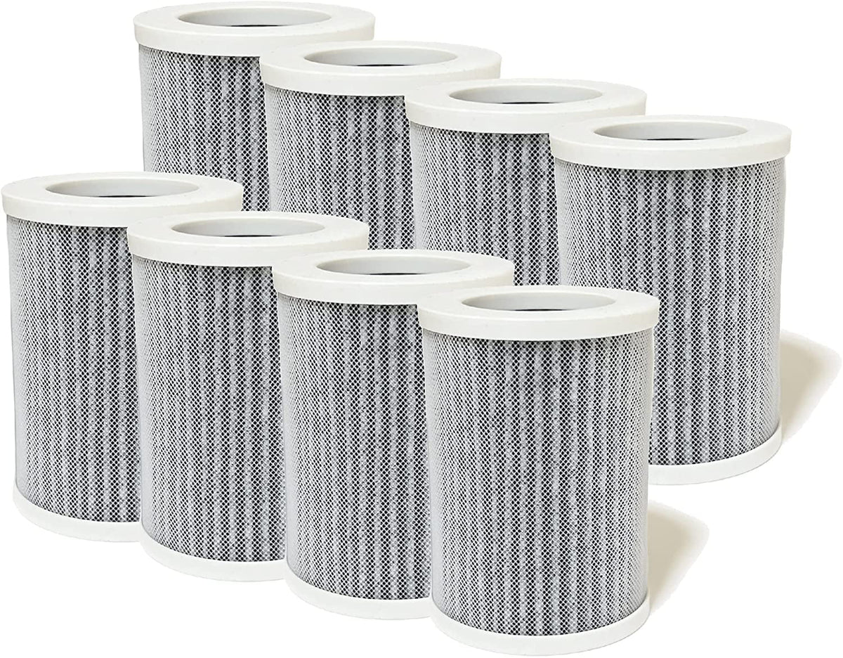 True Portable Mini (PEPERSAP), Filters 3-in-1 Packs Carbon Purifier HEPA Pure Air Compatible Replacement Enrichment Activated with with Purezone 8