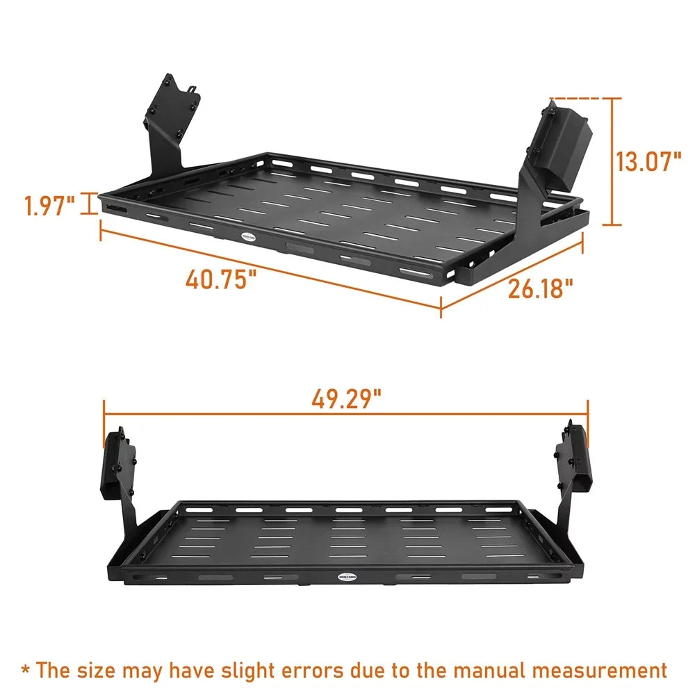 Rear 4-Door Cargo Box Hooke Bronco Ford Black Luggage Basket Road 2021-2023 Fit Rack