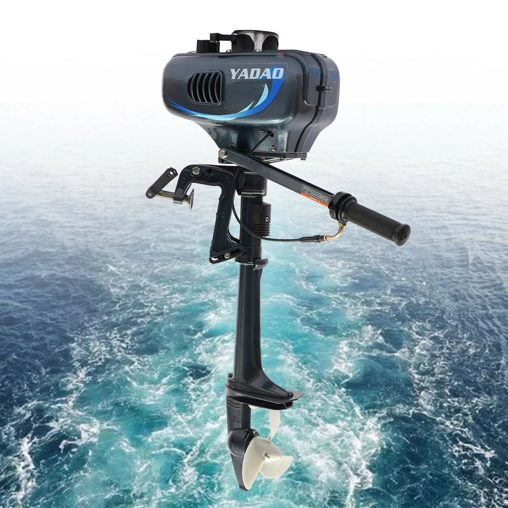 HP Water Engine Boat 3.5 Boat Motor Fishing Engine 2-Stroke with System Cooling Outboard
