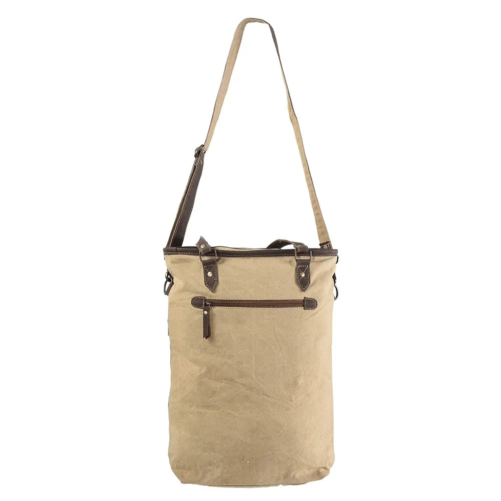 OHLAY purse Hand western Canvas Wool Upcycled women TOTE Hair-on KB161 Tooled handbag Upcycled Leather bag Genuine KB