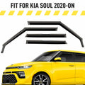 AG0284 Vent Guards Fit for 4pcs. Extra Kia Accessories- Visors, Window Car Sun Visors Window Deflectors 2020-2024, AEROGUYS Rain Durable Soul Wind Visors, in-Channel