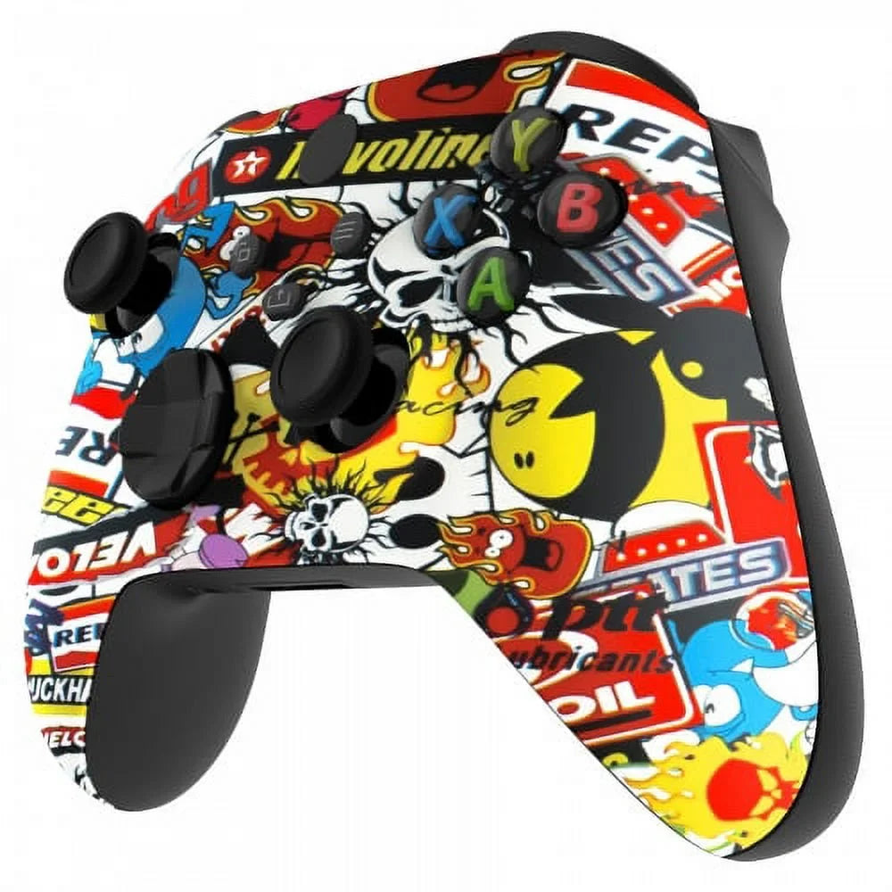 Controller jack) "Sticker Custom Bomb" (with 3.5 X Unique One Design Xbox UN-MODDED