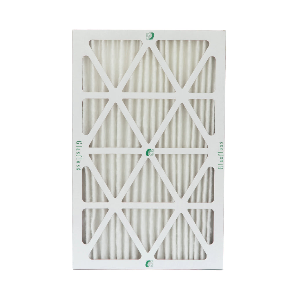 Pleated Glasfloss. of 23-1/2 Air Inch 17-1/2 x 12 MERV by 18x24x2 1-3/4 Pack 10 x Size: Actual 2" Filters