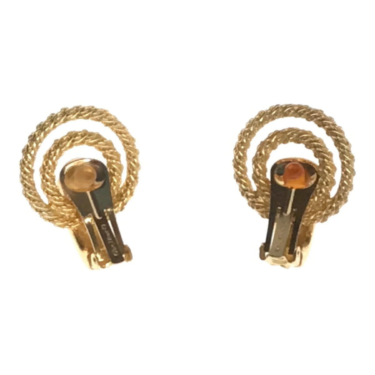 Dior Pre-Owned Earrings Big Christian (Good) Women's Accessories Gold OLD VINTAGE RM2878M Rhinestone ITSRN157RU90