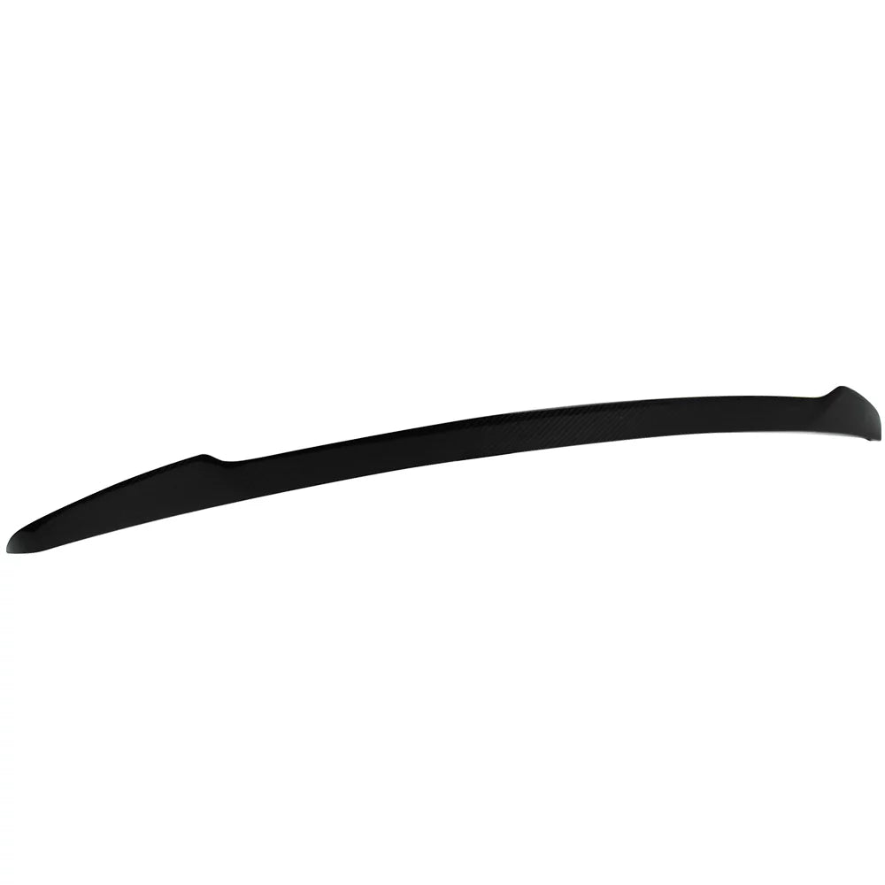 Spoiler S Compatible 12-23 Carbon H Fiber Tesla Style 2013 Motorsports 2012 CF 2018 2016 Rear 2017 with 2014 2015 Model Wing - Ikon Trunk