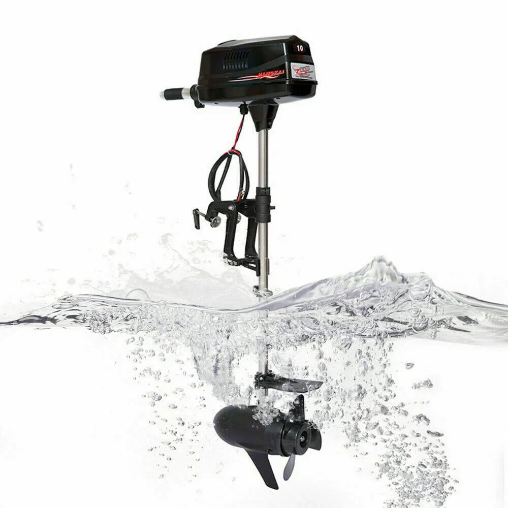 Electric Brushless Wuzstar Fishing 60V Motor 2.2KW Outboard Engine w/Propel 10HP Boat