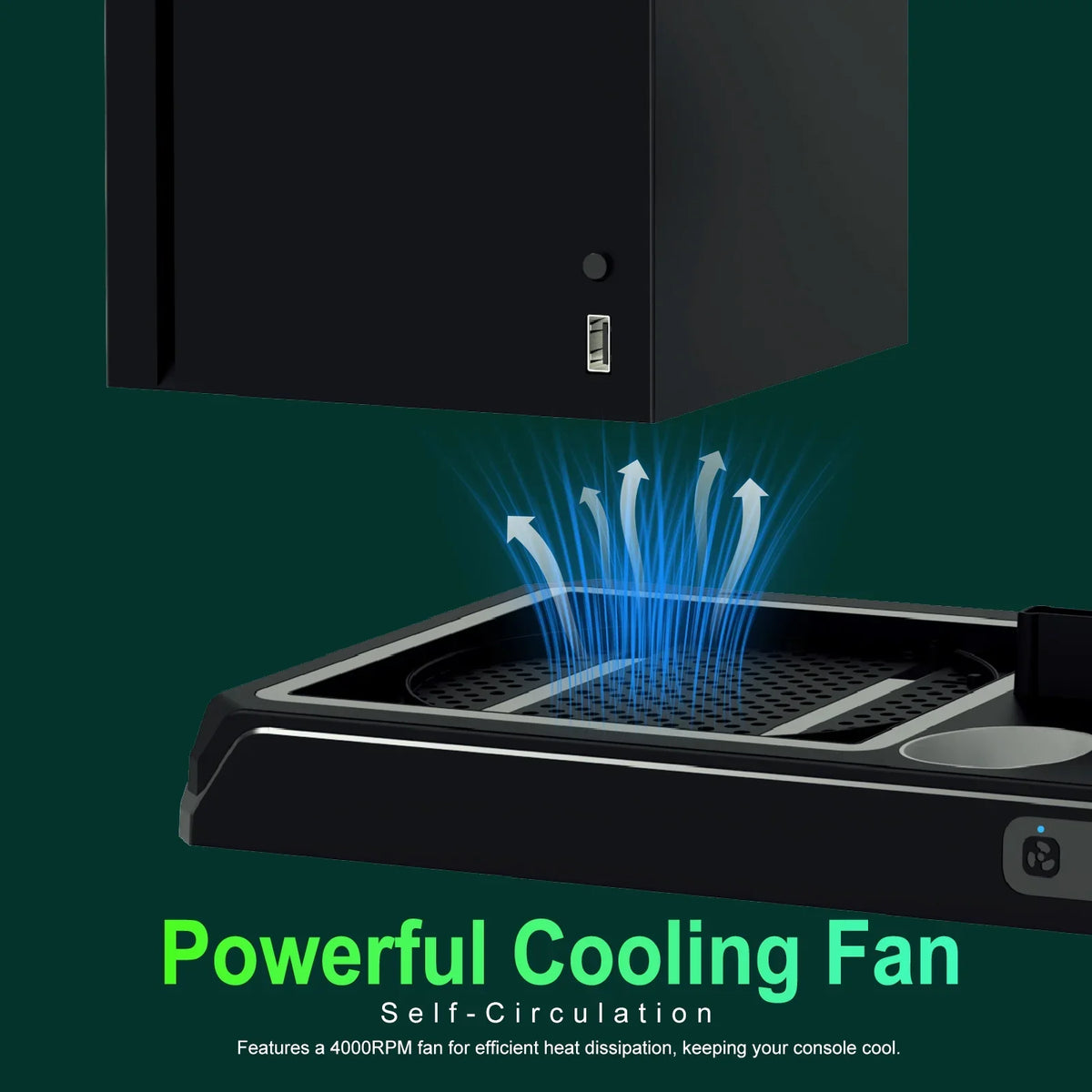 Packs for Stand Dock Vertical Headphone & with Station Series 12 Cooling with X/S, Organizer, Games Cooling Fan Battery 2 Charger Charging X Holder mAh Station 1400 with Controller Dual Storage Xbox