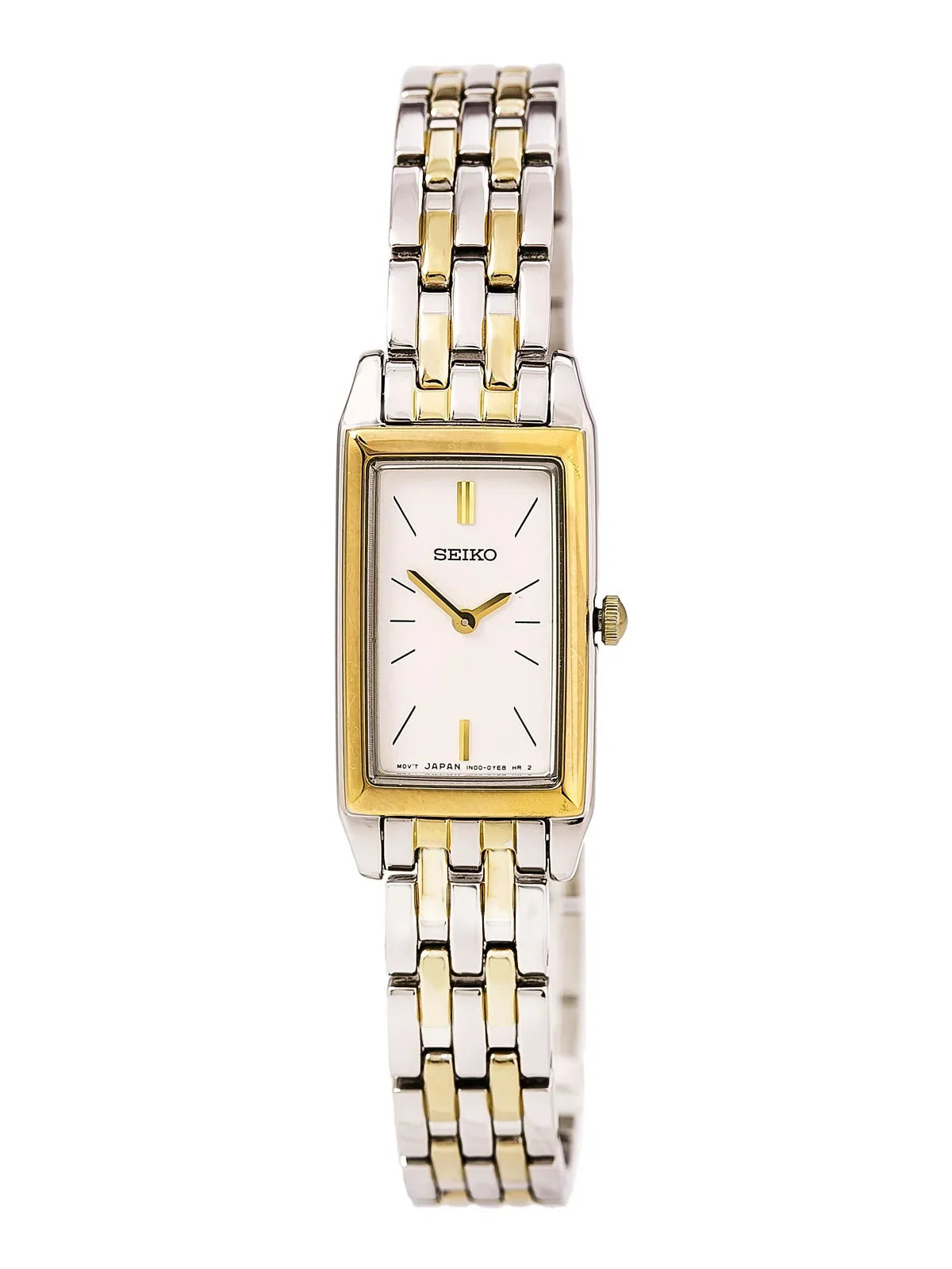 Watch Stainless SUJF76 Women's Bracelet Tone White Seiko Steel Dial Dress Two