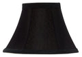 6 Set Shades Black Chandelier with Lamp of Lining Gold inch 2 Silk