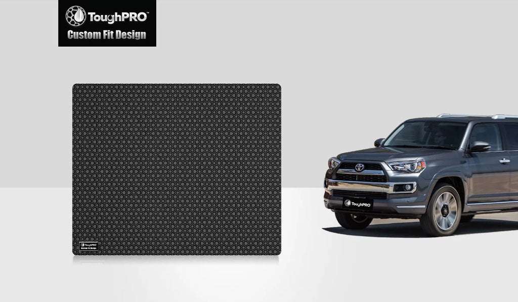 Rubber Mat Toyota Row, 3rd (No Duty - 2020 Weather ToughPRO Cargo Black - Cargo Compatible All Tray) Heavy No 4Runner with
