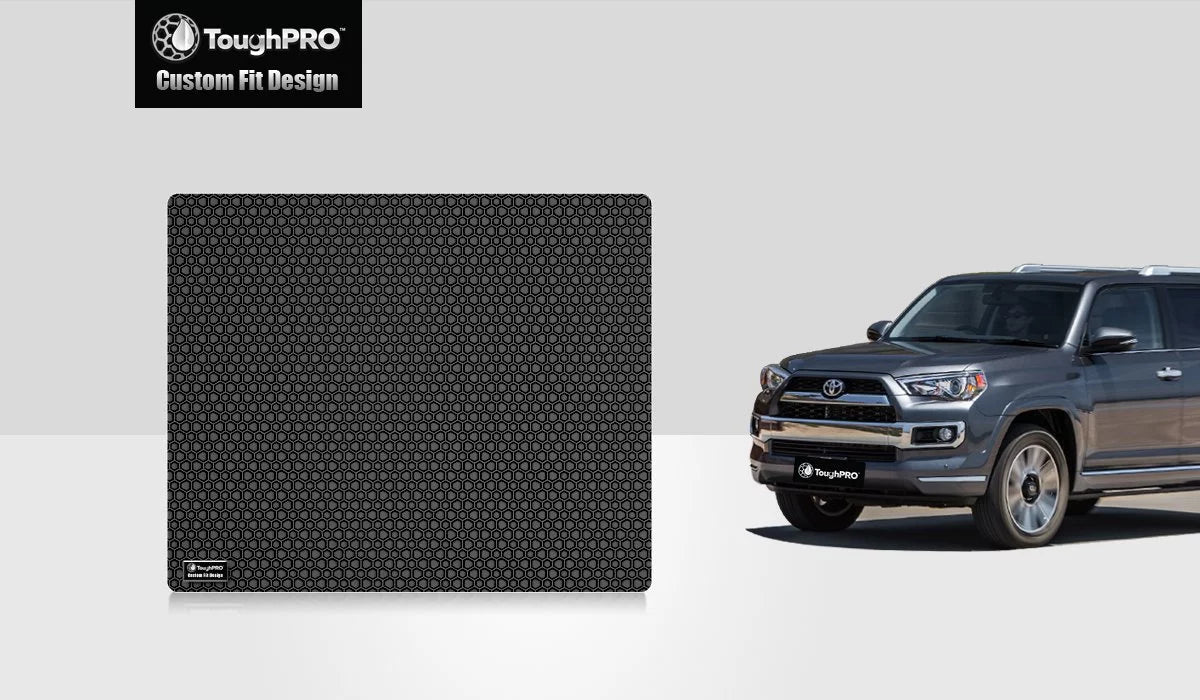 Rubber Mat Toyota Row, 3rd (No Duty - 2020 Weather ToughPRO Cargo Black - Cargo Compatible All Tray) Heavy No 4Runner with