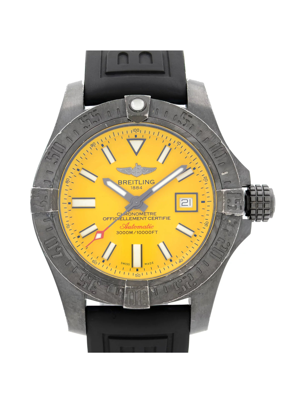 Automatic Mens Steel II Watch M17331E2/I530-153S Breitling Seawolf Black Avenger