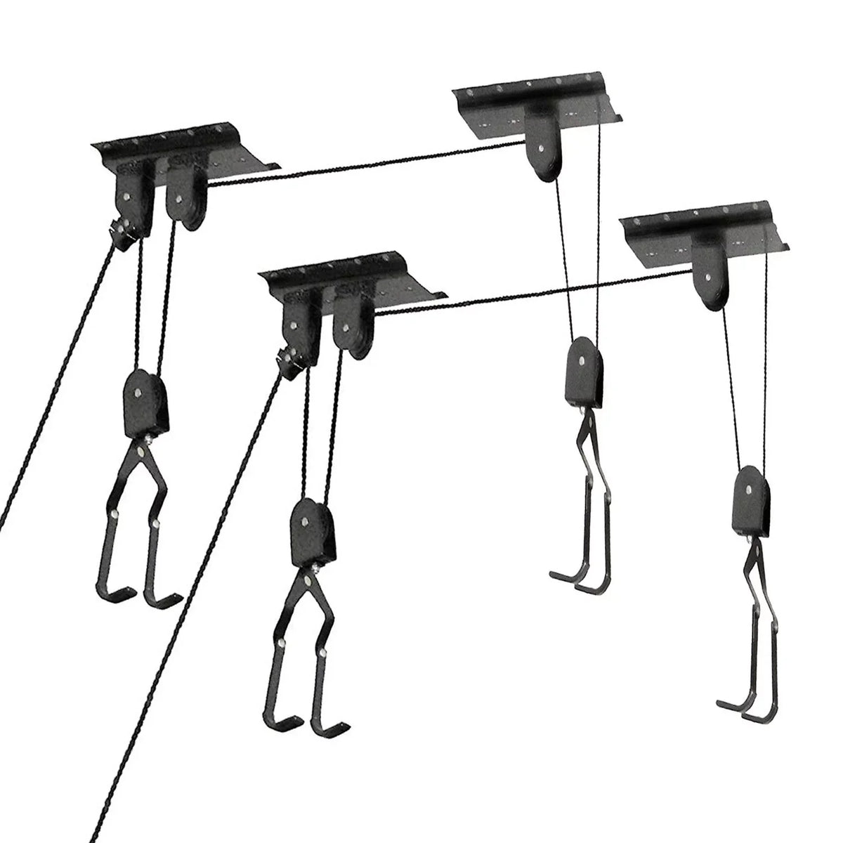 Lbs WORKING for for Storage Bike 55 Hangers Hoist Garage Ceiling Set Garage TOOLS Pulley Bike Of 2 Limit, Storage, System Mount Bike GREAT