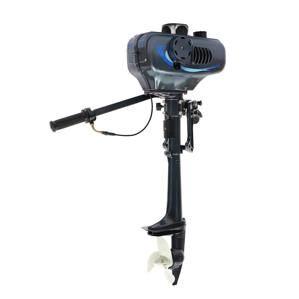 HP Water Engine Boat 3.5 Boat Motor Fishing Engine 2-Stroke with System Cooling Outboard