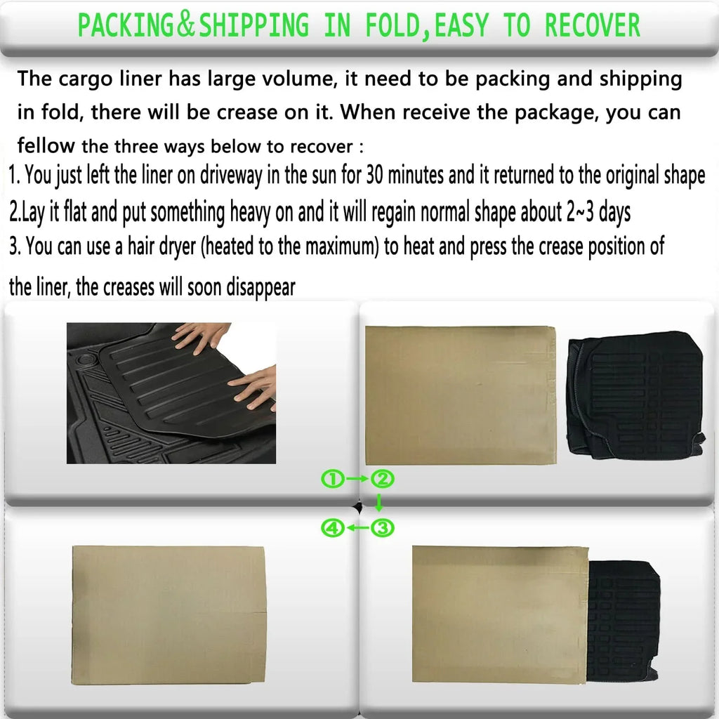 Protection No All TPO Cargo For Cargo Liner Mats CRV Hybrid 2017-2022 Weather Honda