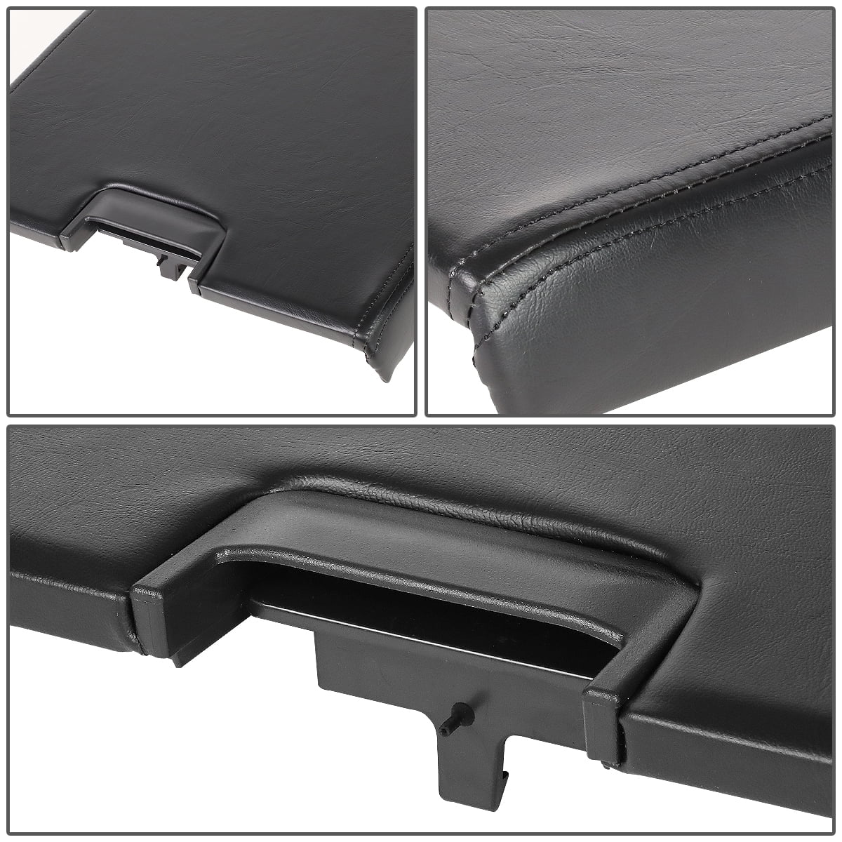 Arm Escalade Sierra Console Black Yukon Center GMC Silverado 3500 Rest to Cadillac Chevy 1500 2014 Tahoe 2500 DNA 2007 Top For GECS-003-BK Lid XL Motoring Kit