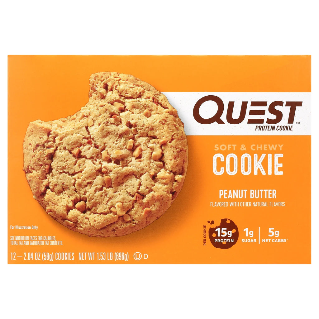 Cookie, Quest Protein, Peanut Protein Ct Butter, 15g 12