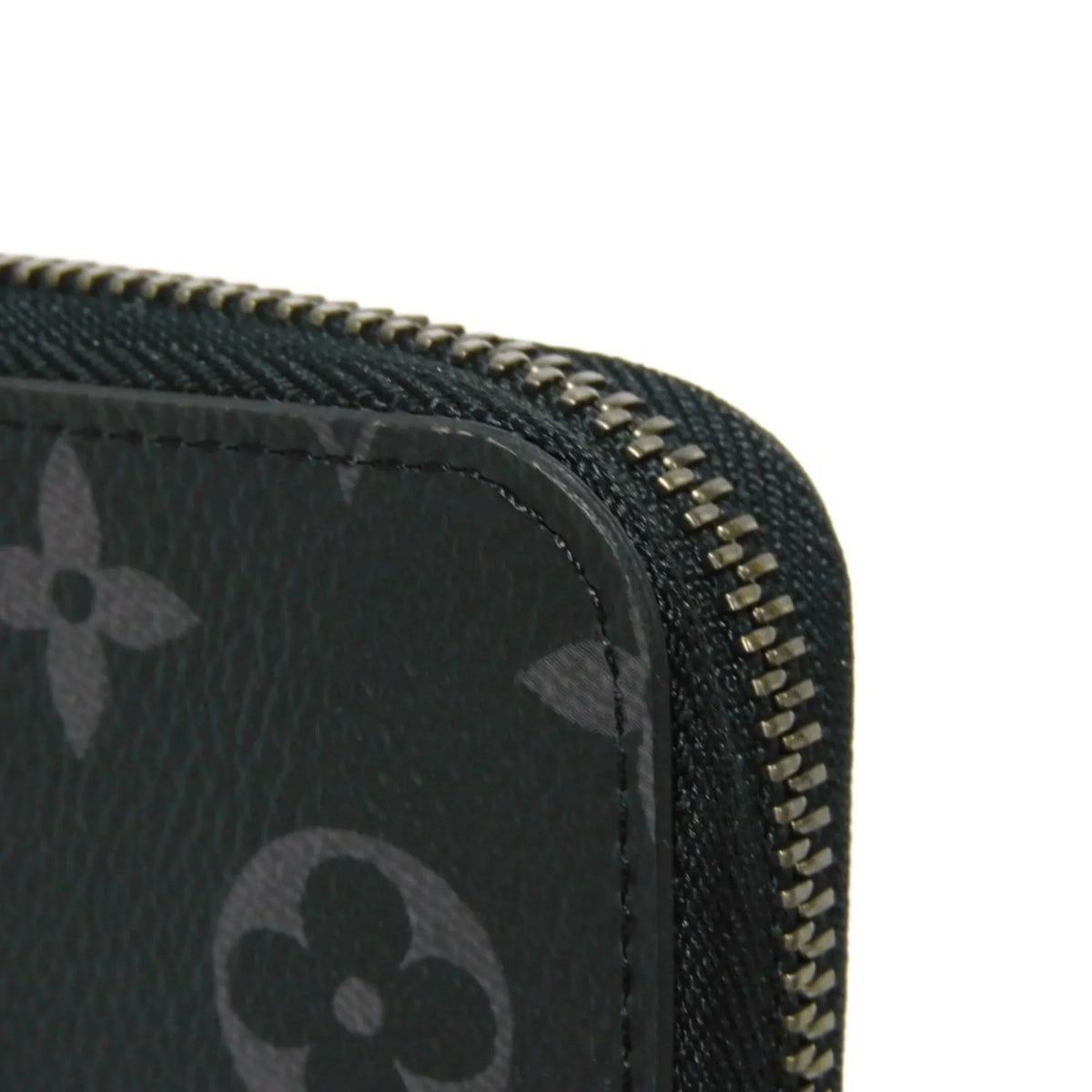Zippy (Good) Billfold LOUIS Vertical Pre-Owned Eclipse VUITTON Round Long Logo Noir M62295 Zipper Monogram Men's Wallet LV