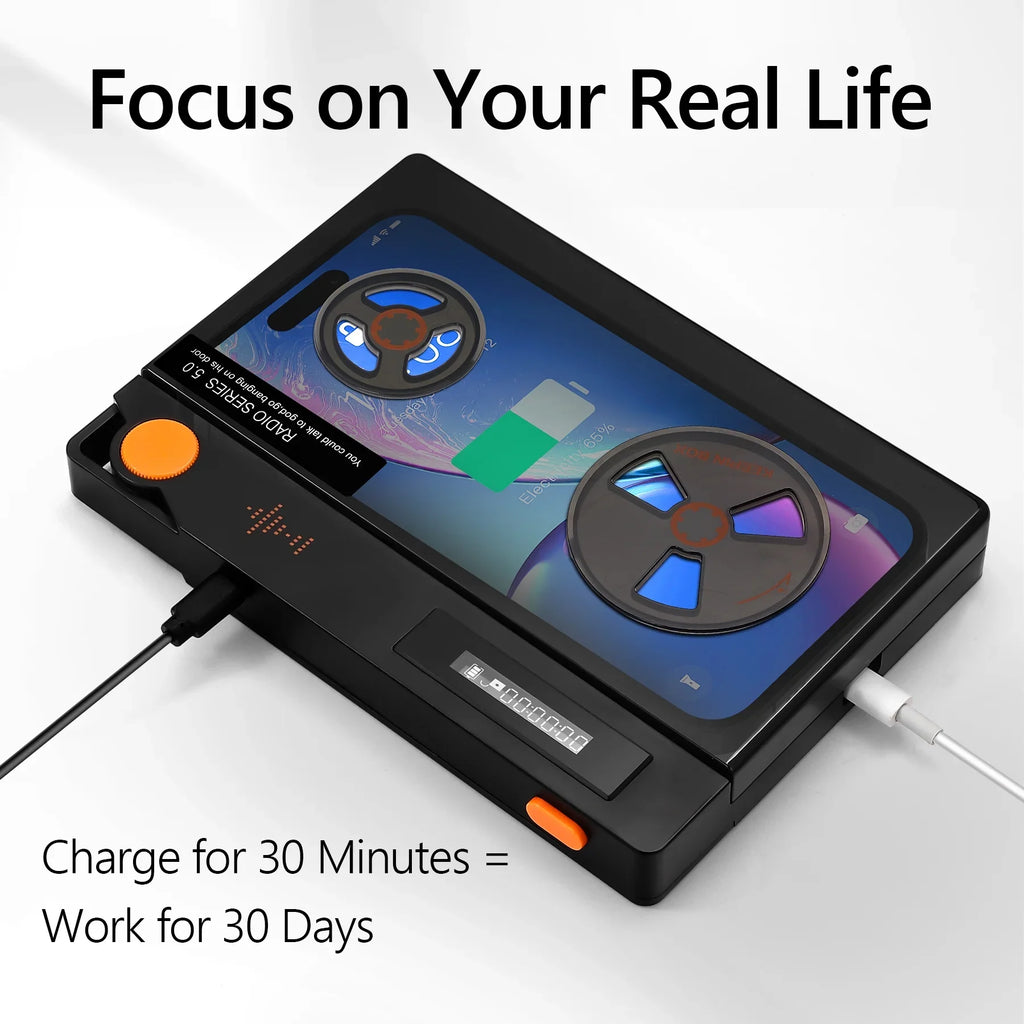 Life for Portable with Black-One Help on Focus to Phone Addiction, 6.7x3.5x0.7, With Real (L Timer, Phone Cell Phone Lock Box Lock Box Timed Prevent Screen) Semi-Transparent Cover,