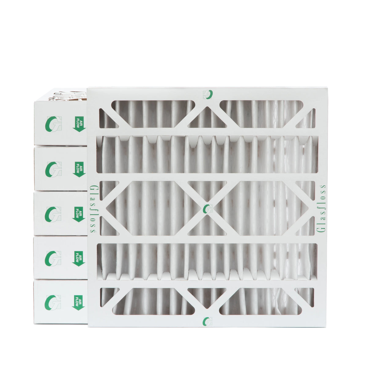20x20x4 10 ZL MERV Filter Series Case - of Glasfloss 6 Air