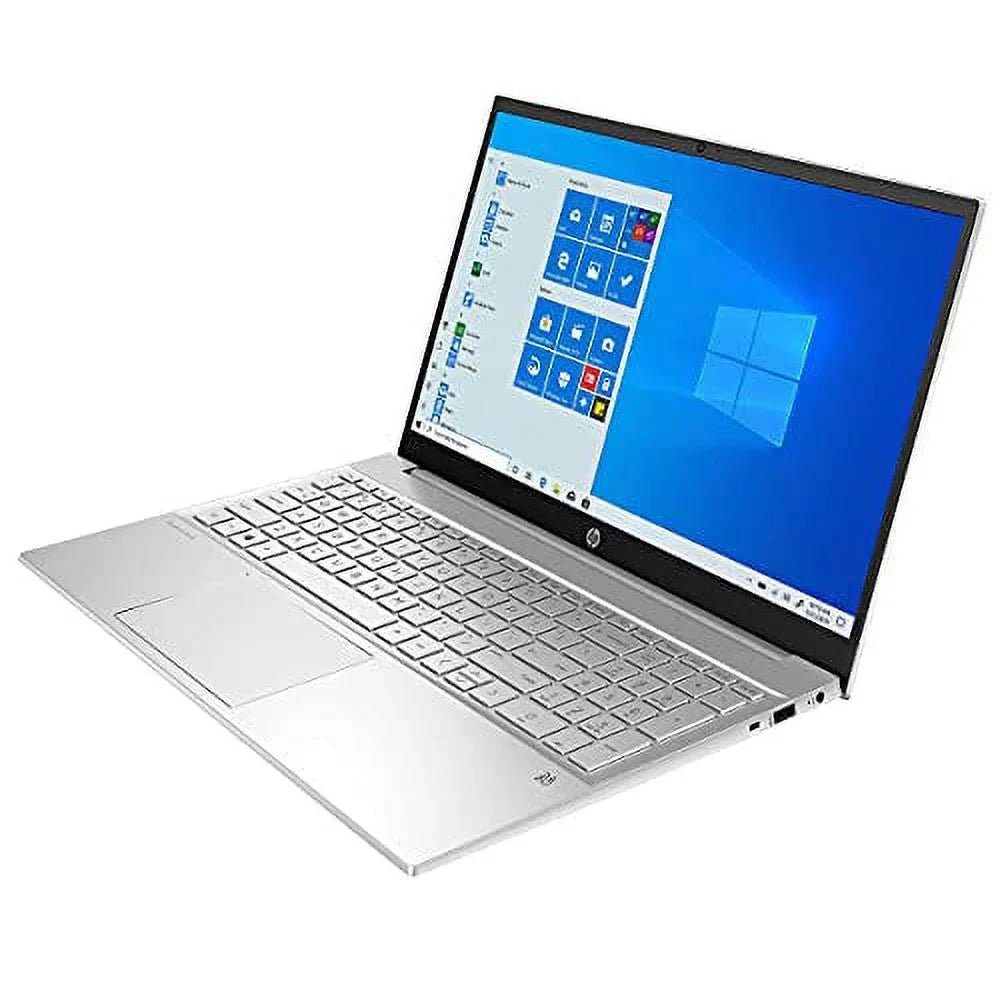 NVMe Pro 15.6inch 2021 32GB FHD RATZK DDR4 Natural 4-Core USB i5-1135G7 10 Windows Webcam 1TB Graphics w/ Laptop Gen SSD Silver 11th Keyboard Xe Pavilion HDMI 15-EG0053CL Intel Iris Touchscreen HP