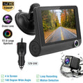 Driving Car Recording Driving Vehicle Car iMountek 3 Recorder Camera Lens Recorder Seamless 3 Dash 4In Lens Camera