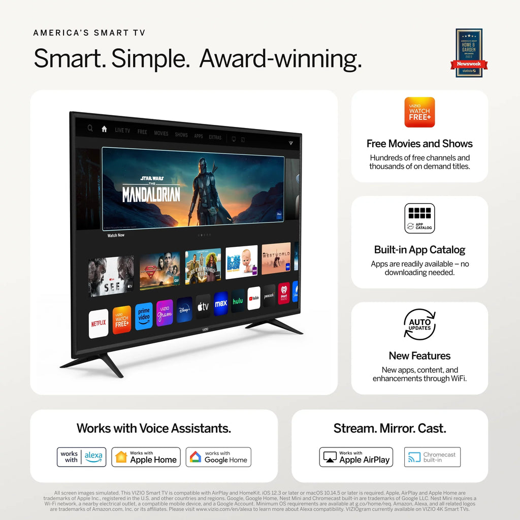 M55Q7-J01 55" Series 4K QLED M7 Class Smart TV HDR VIZIO