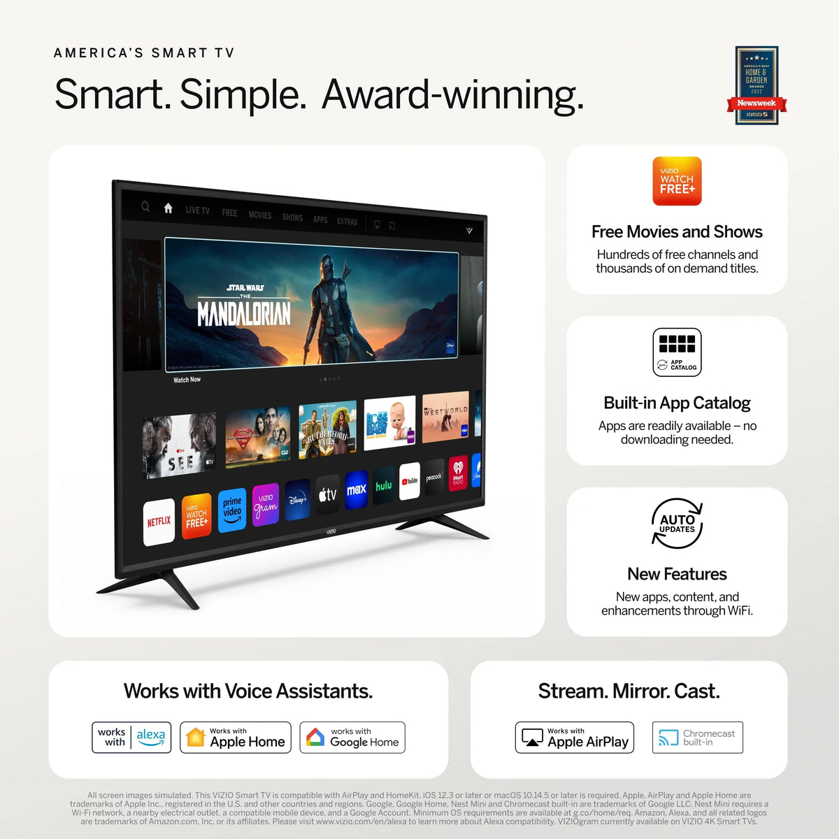 M55Q7-J01 55" Series 4K QLED M7 Class Smart TV HDR VIZIO