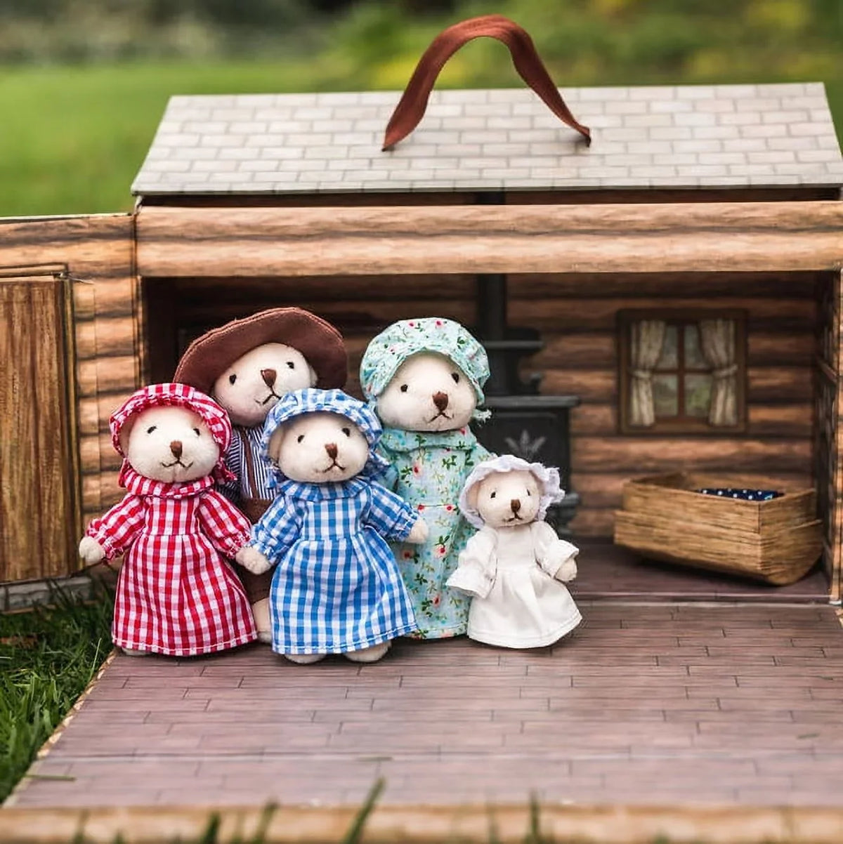 Toddler Set Handmade Bear Little The Cabin House & & Treasures Queen's The Play Ingalls Family on First Prairie Accessories My